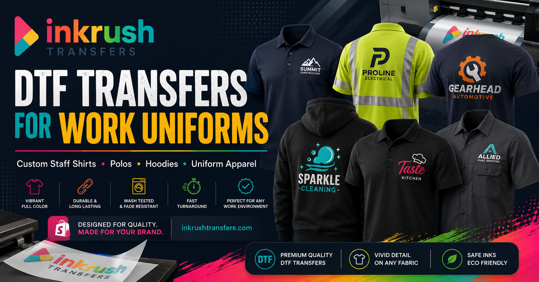 DTF Transfers for Work Uniforms | Ink Rush Transfers