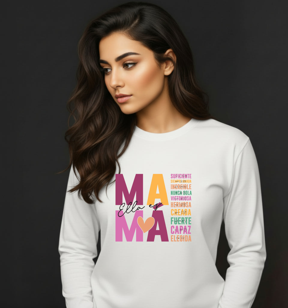 MOM A Title Just Above Queen – Mother's Day DTF Transfer