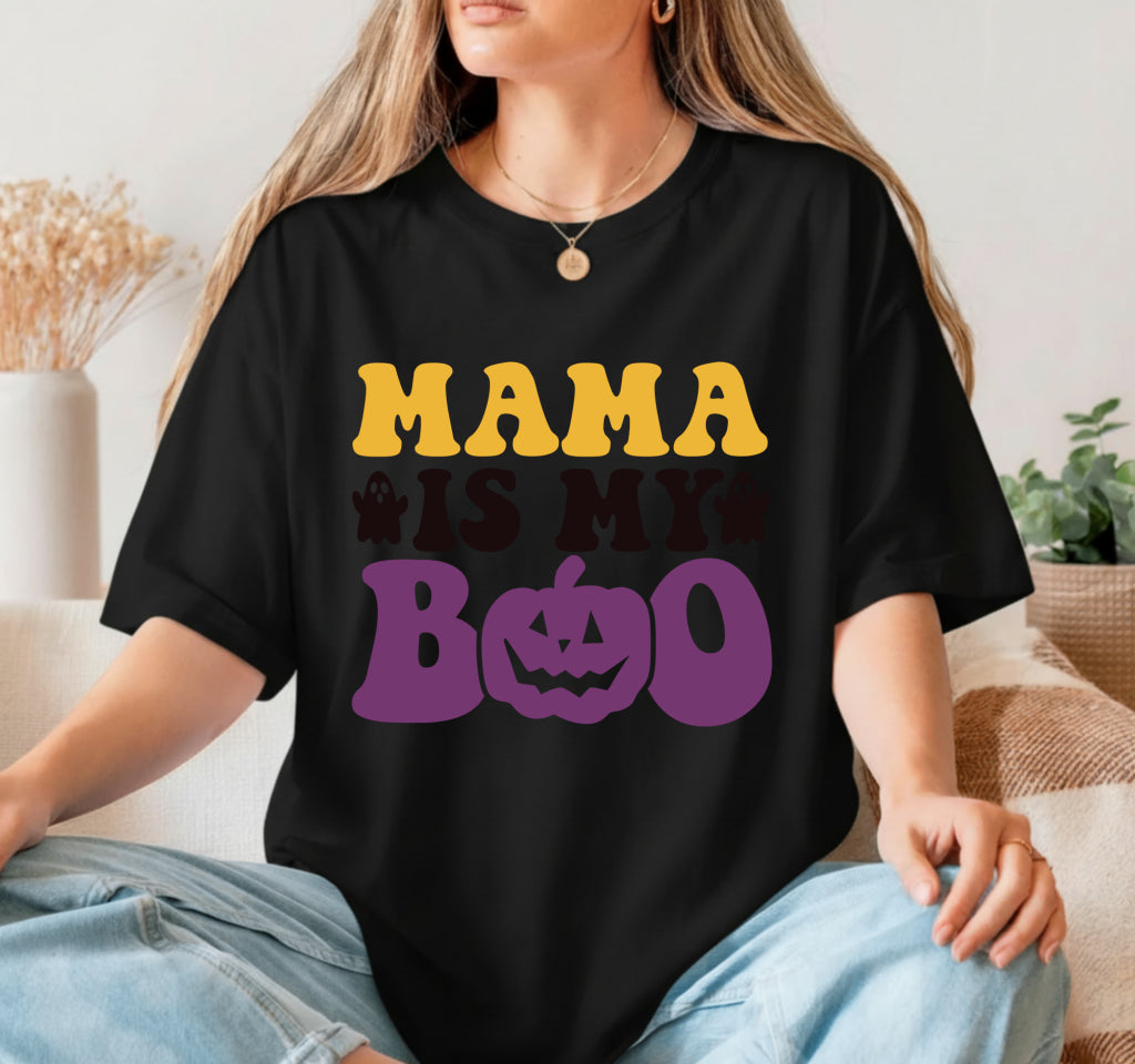 Mama Is My Boo Ghost – Halloween DTF Transfer
