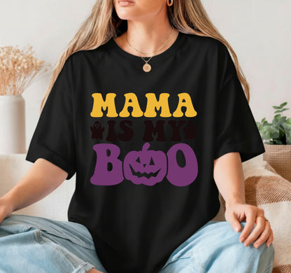 Mama Is My Boo Ghost – Halloween DTF Transfer