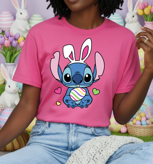 Happy Easter Floral Bunny – Easter DTF Transfer