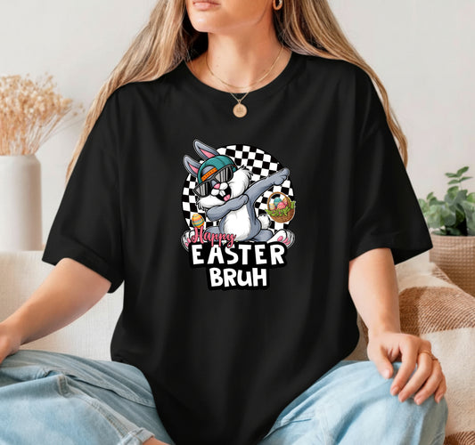 Happy Easter Bunny & Floral – Easter DTF Transfer