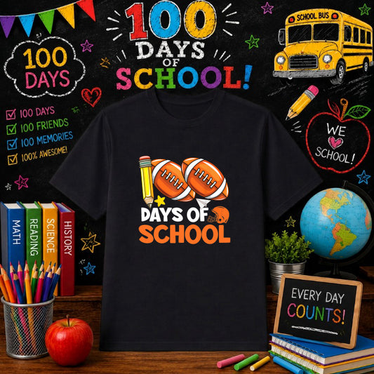 100 Days Brighter Roaring Lion – 100 Days Of School DTF Transfer – by Ink Rush – Premade Transfers – 100 Days Of School, D...