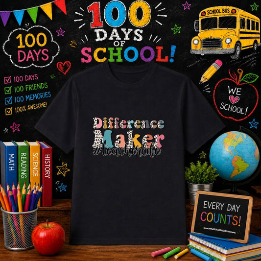 100 DAYS Smarter Light Bulb – 100 Days Of School DTF Transfer – by Ink Rush – Premade Transfers – 100 Days Of School, DTF...