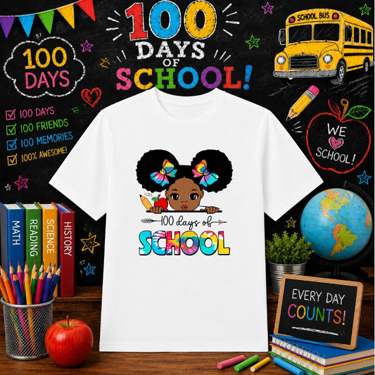 100 DAYS SMARTER Owl – 100 Days Of School DTF Transfer – by Ink Rush – Premade Transfers – 100 Days Of School, Education