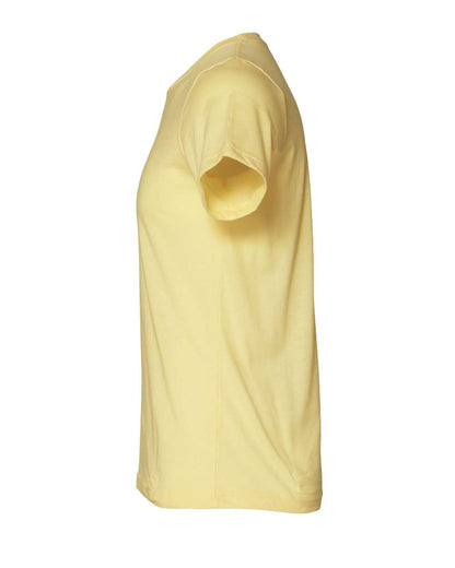 BELLA + CANVAS 3001CVC CVC Jersey Tee - Heather French Vanilla - Direct Side