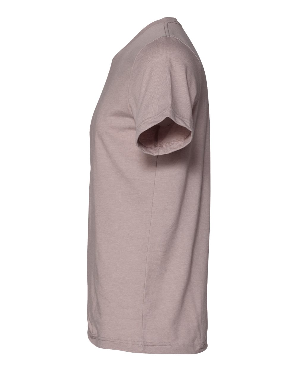 BELLA + CANVAS 3001CVC CVC Jersey Tee - Heather Pink Gravel - Direct Side