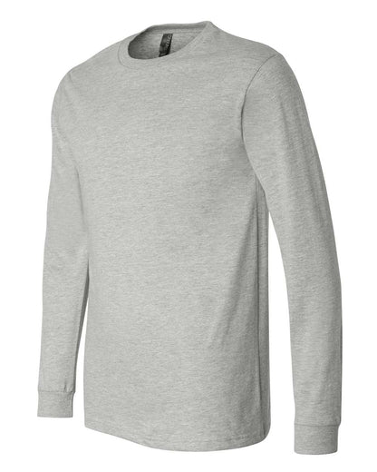 BELLA + CANVAS 3501CVC Heather CVC Long Sleeve Tee - Athletic Heather - Direct Side