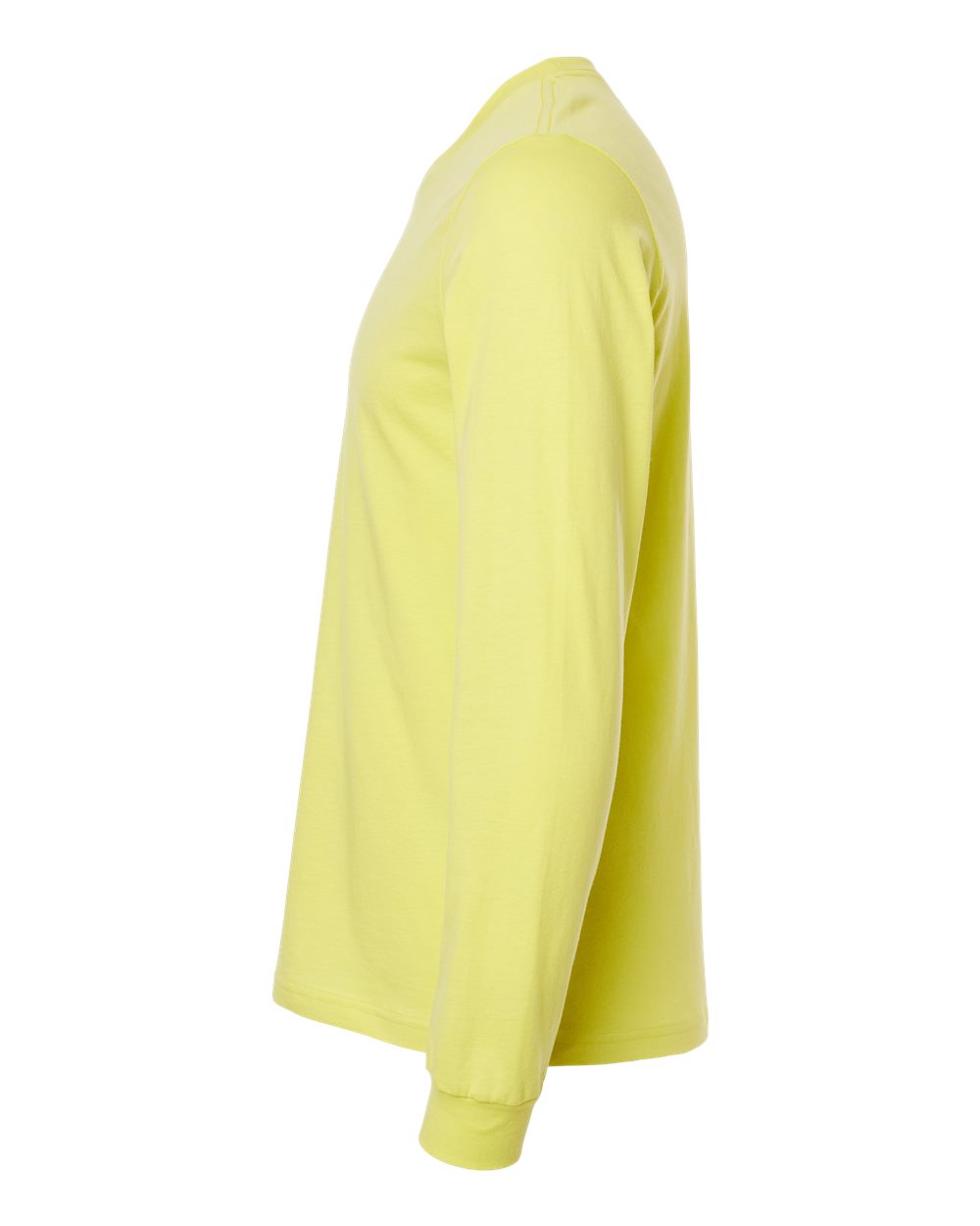 BELLA + CANVAS 3501 Unisex Jersey Long Sleeve Tee - Strobe - Direct Side