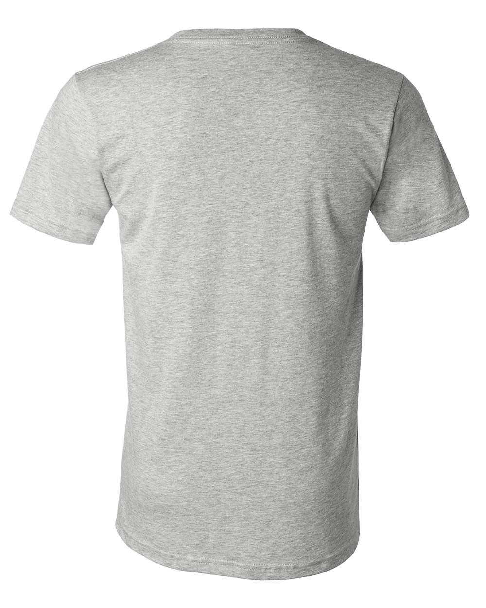 BELLA + CANVAS 3005CVC Unisex Heather CVC V-Neck Tee - Athletic Heather - Back View
