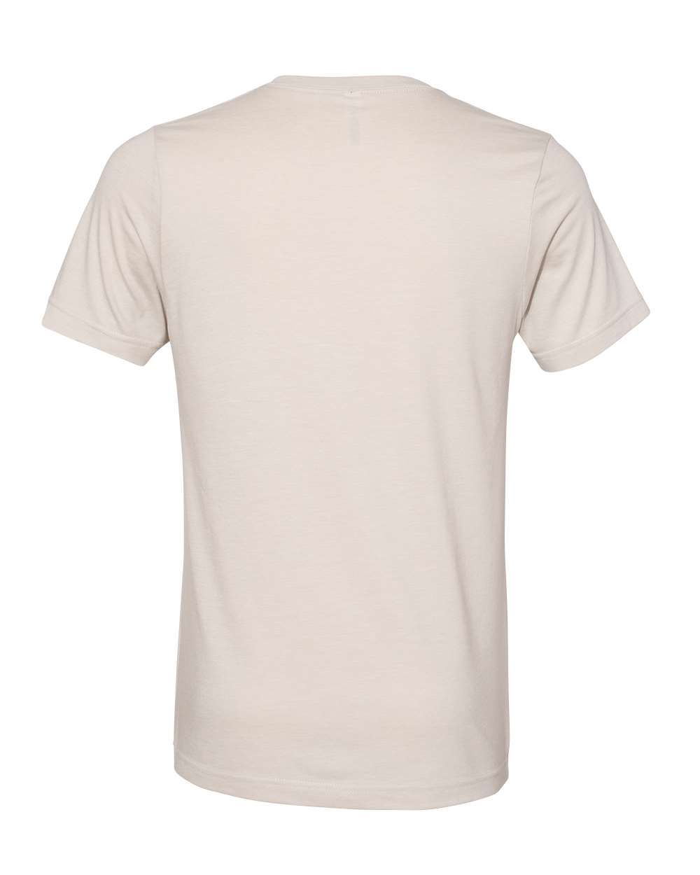 BELLA + CANVAS 3005CVC Unisex Heather CVC V-Neck Tee - Heather Dust - Back View
