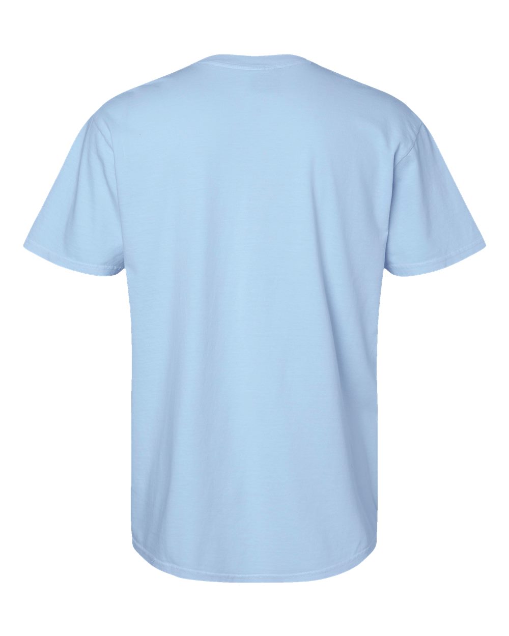Comfort Colors 1717 Unisex Garment-Dyed Heavyweight T-Shirt - Hydrangea - Back View