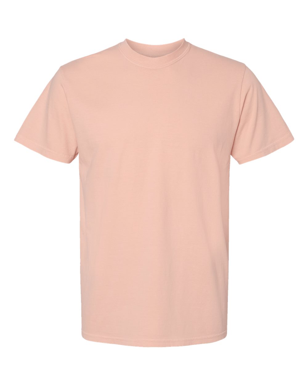 Comfort Colors 1717 Unisex Garment-Dyed Heavyweight T-Shirt - Peachy - Front View