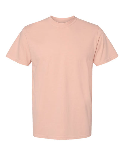 Comfort Colors 1717 Unisex Garment-Dyed Heavyweight T-Shirt - Peachy - Front View