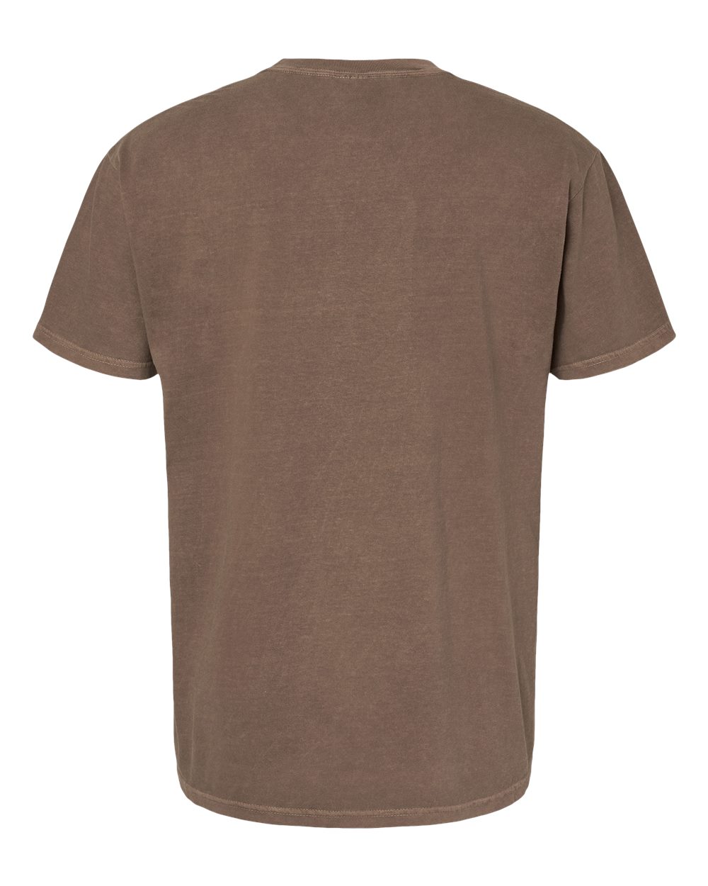 Comfort Colors 1717 Unisex Garment-Dyed Heavyweight T-Shirt - Espresso - Back View