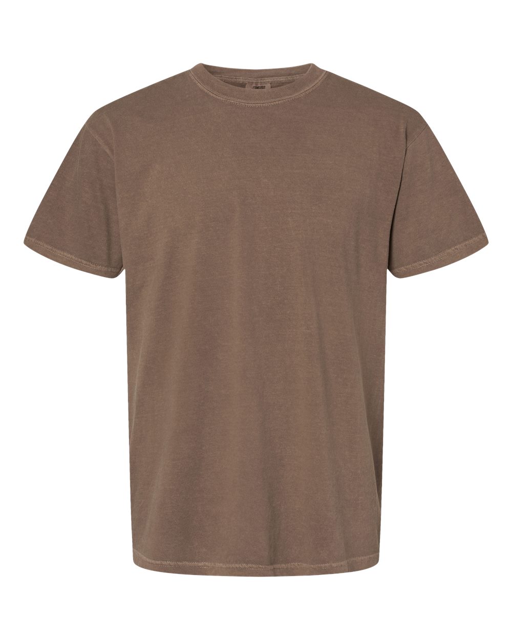 Comfort Colors 1717 Unisex Garment-Dyed Heavyweight T-Shirt - Espresso - Front View