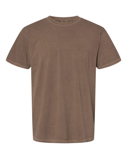 Comfort Colors 1717 Unisex Garment-Dyed Heavyweight T-Shirt - Espresso - Front View