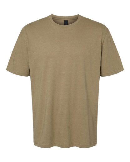 Gildan 64000CVC Unisex Softstyle® CVC T-Shirt - Dune Mist - Front View