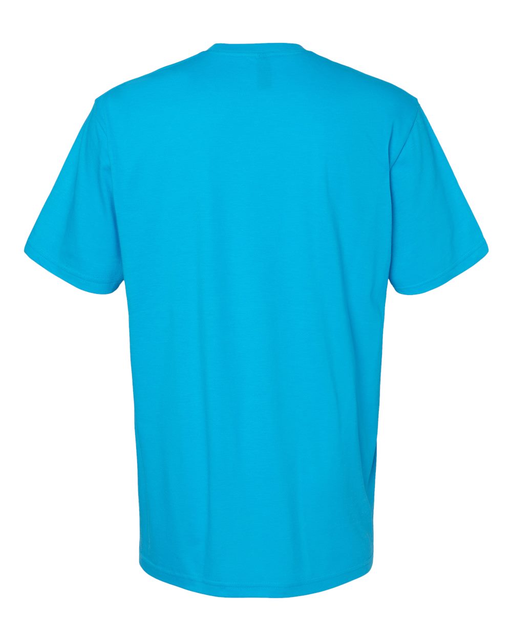 Gildan 64000CVC Unisex Softstyle® CVC T-Shirt - Caribbean Mist - Back View