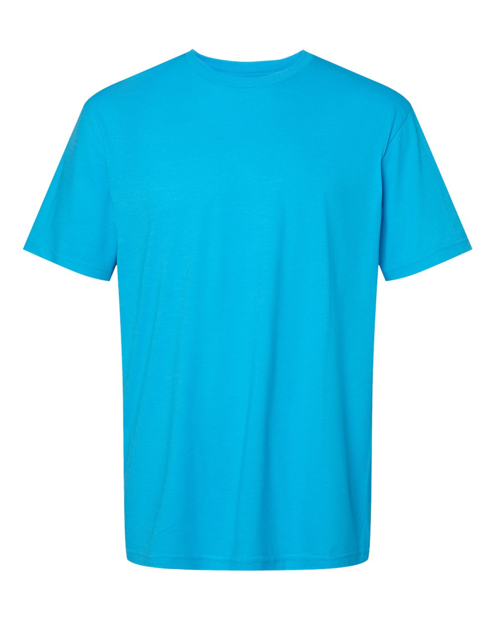 Gildan 64000CVC Unisex Softstyle® CVC T-Shirt - Caribbean Mist - Front View
