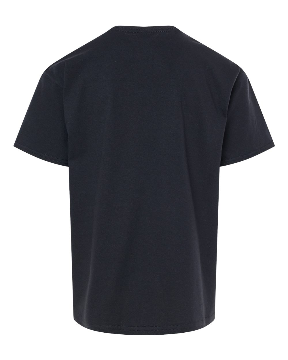 Gildan 64000B Youth Softstyle® T-Shirt - Black - Back View