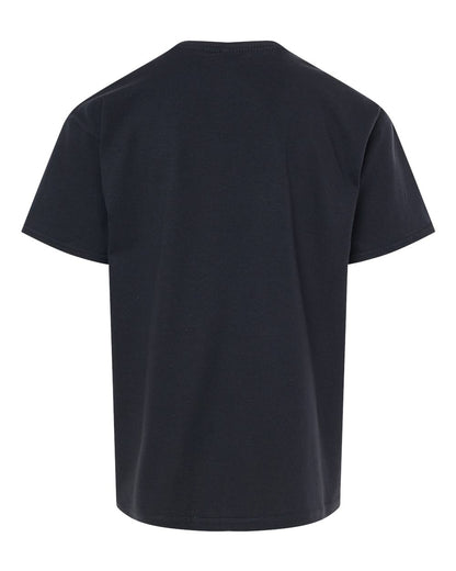 Gildan 64000B Youth Softstyle® T-Shirt - Black - Back View