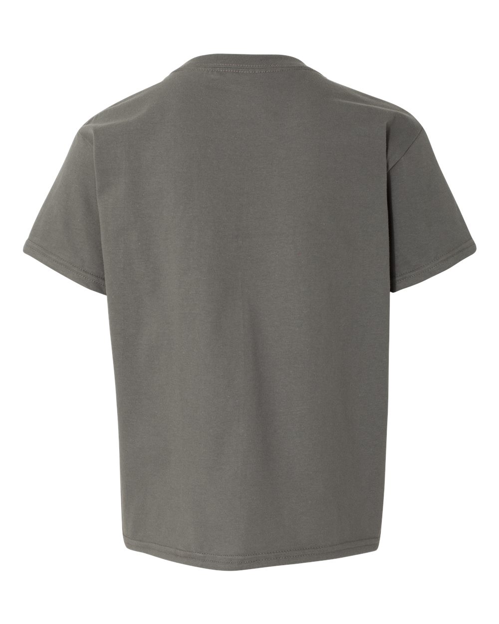 Gildan 64000B Youth Softstyle® T-Shirt - Charcoal - Back View