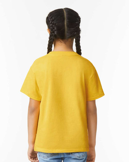 Gildan 64000B Youth Softstyle® T-Shirt - Daisy - On Model Back