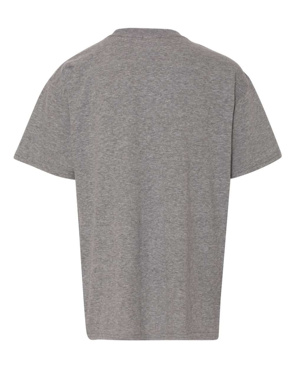 Gildan 64000B Youth Softstyle® T-Shirt - Graphite Heather - Back View