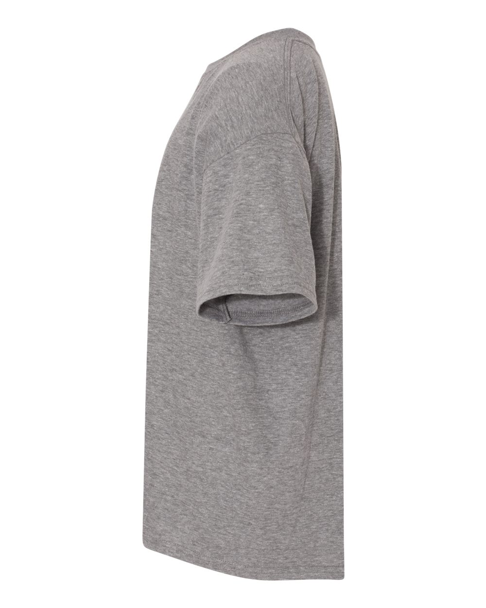 Gildan 64000B Youth Softstyle® T-Shirt - Graphite Heather - Direct Side