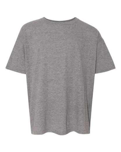 Gildan 64000B Youth Softstyle® T-Shirt - Graphite Heather - Front View