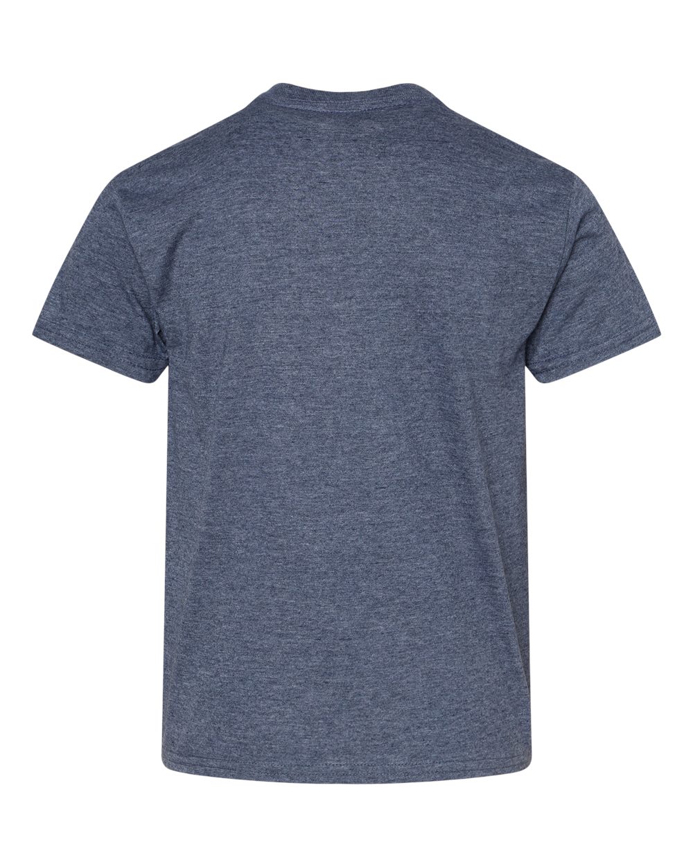 Gildan 64000B Youth Softstyle® T-Shirt - Heather Navy - Back View