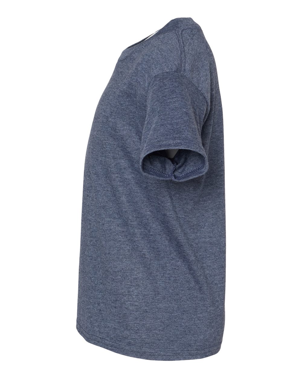 Gildan 64000B Youth Softstyle® T-Shirt - Heather Navy - Direct Side