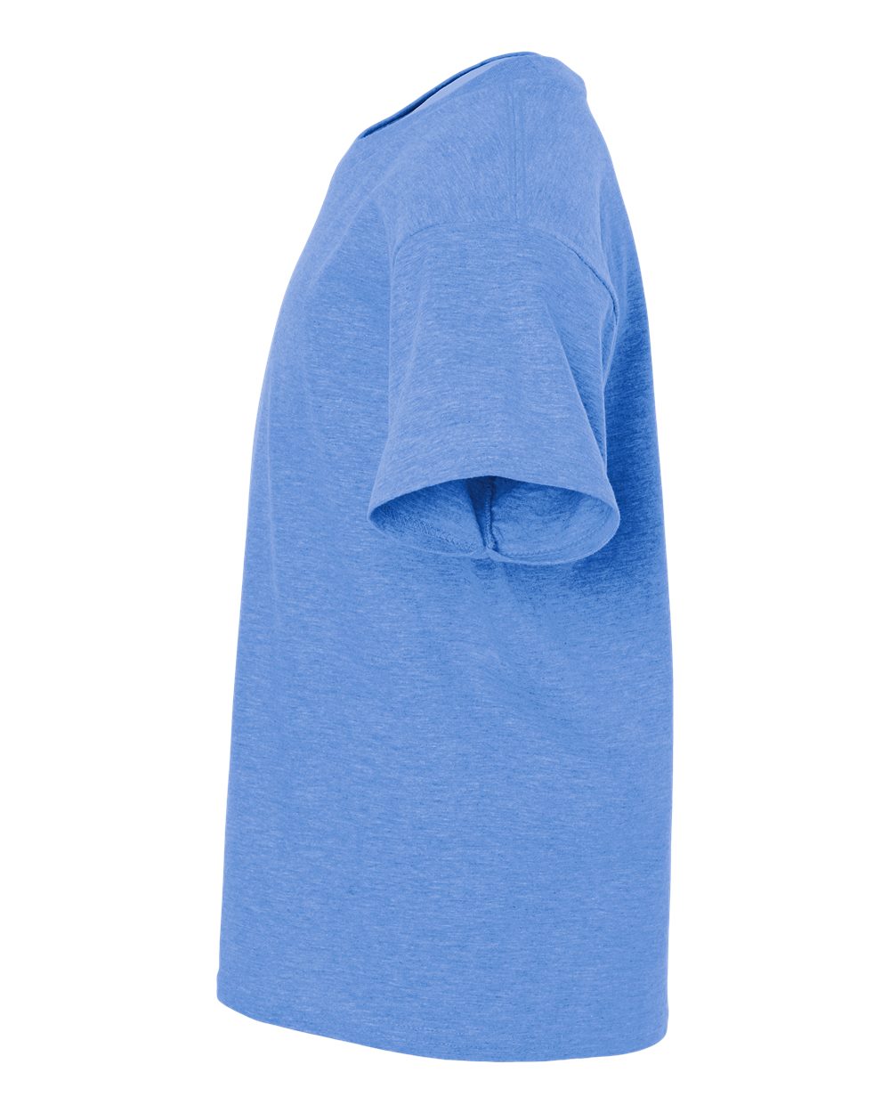 Gildan 64000B Youth Softstyle® T-Shirt - Heather Royal - Direct Side