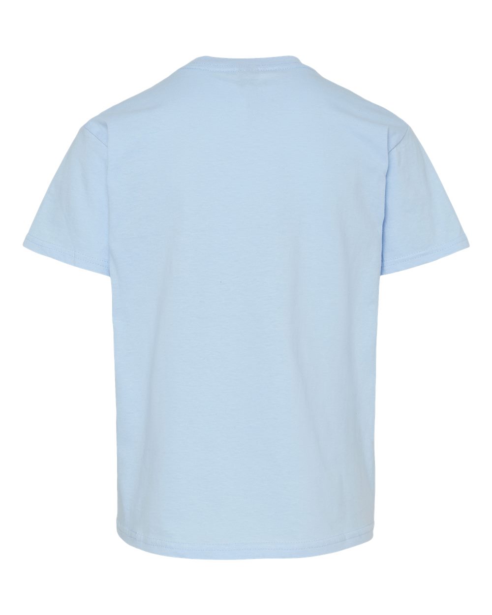 Gildan 64000B Youth Softstyle® T-Shirt - Light Blue - Back View