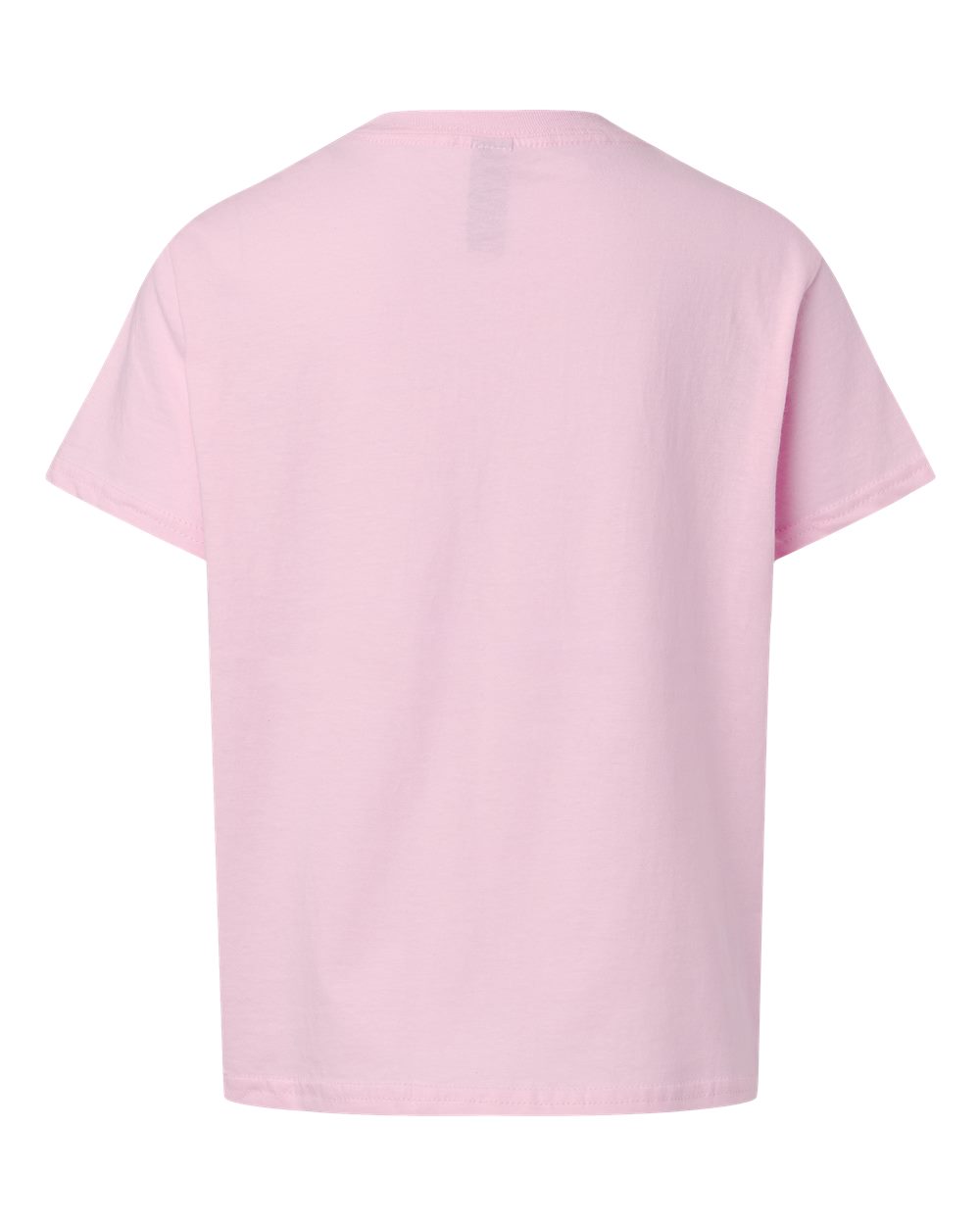 Gildan 64000B Youth Softstyle® T-Shirt - Light Pink - Back View