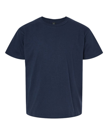 Gildan 64000B Youth Softstyle® T-Shirt - Navy - Front View