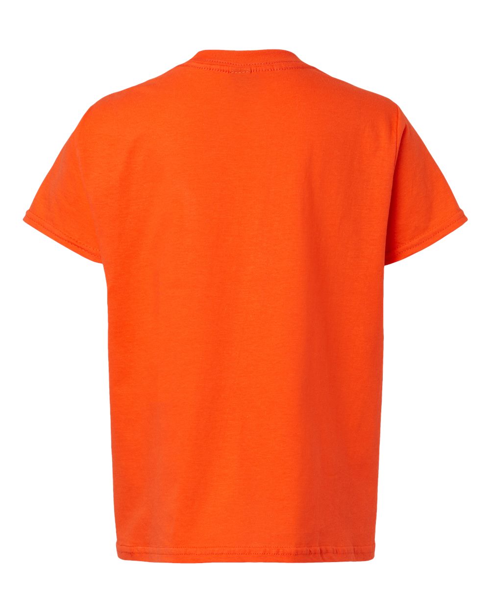 Gildan 64000B Youth Softstyle® T-Shirt - Orange - Back View