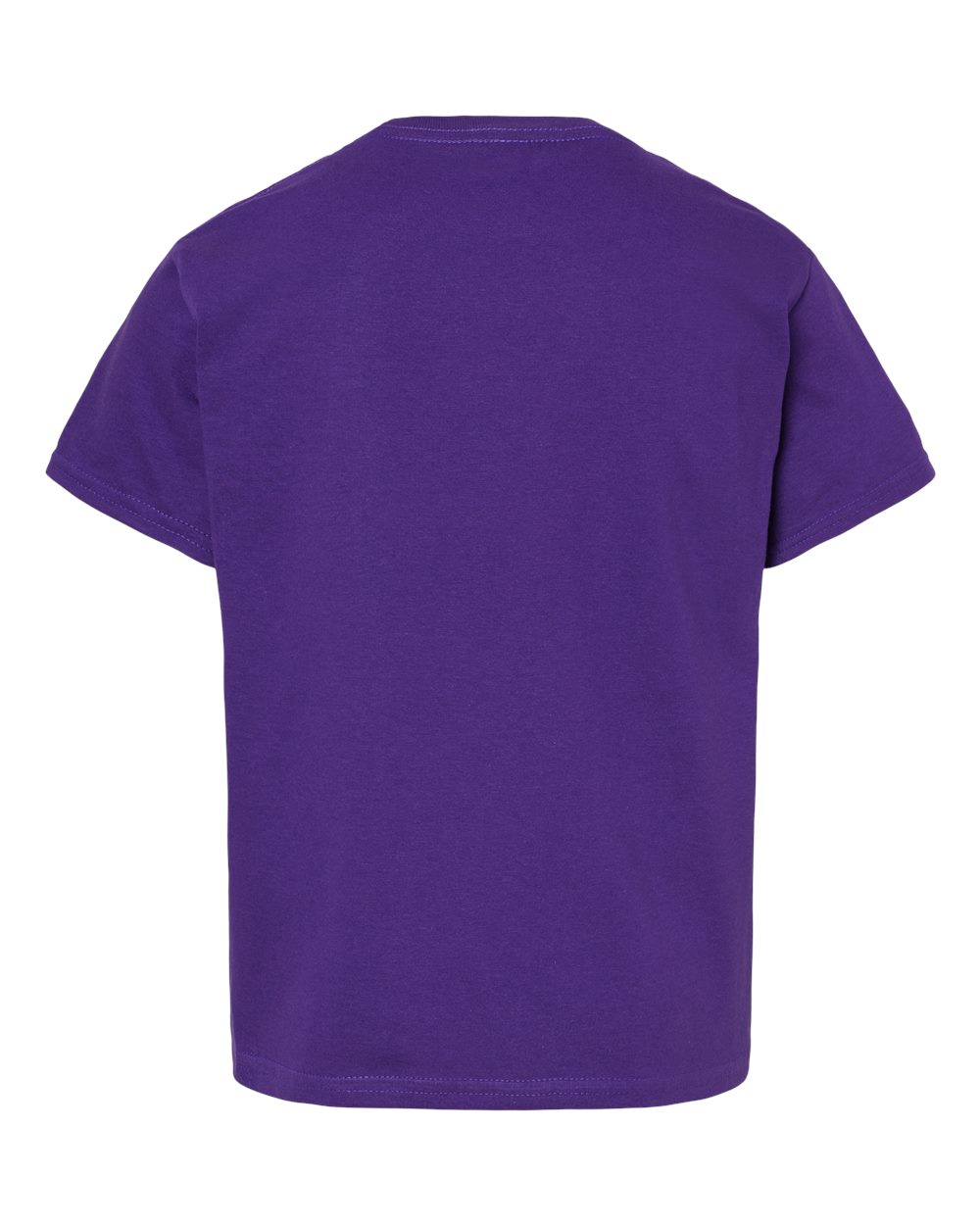 Gildan 64000B Youth Softstyle® T-Shirt - Purple - Back View