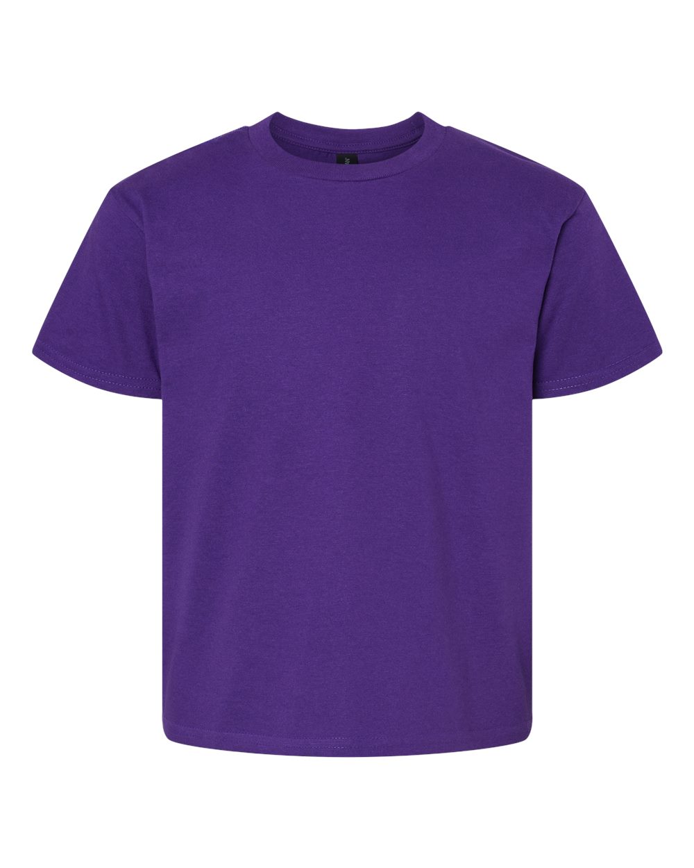 Gildan 64000B Youth Softstyle® T-Shirt - Purple - Front View