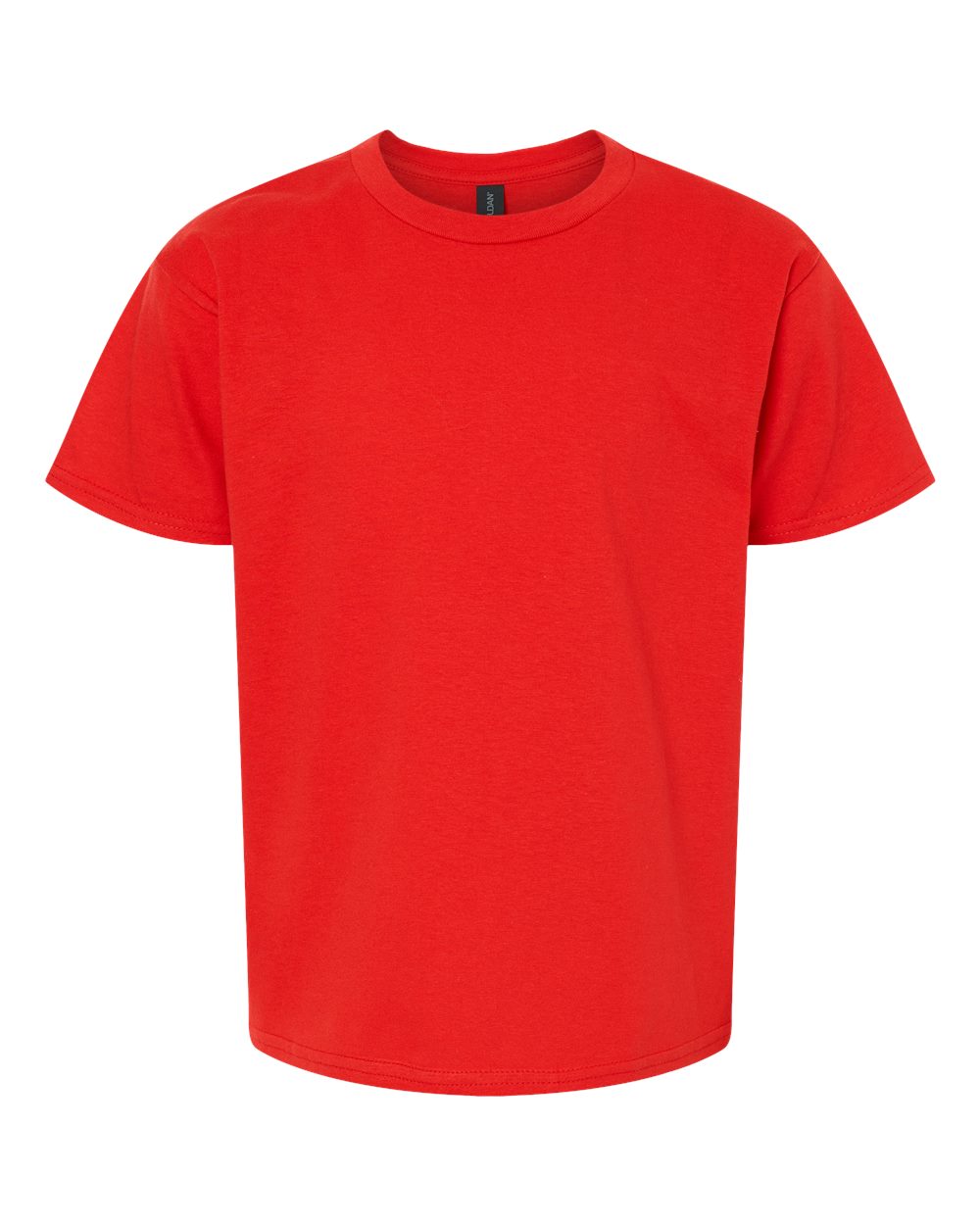 Gildan 64000B Youth Softstyle® T-Shirt - Red - Front View
