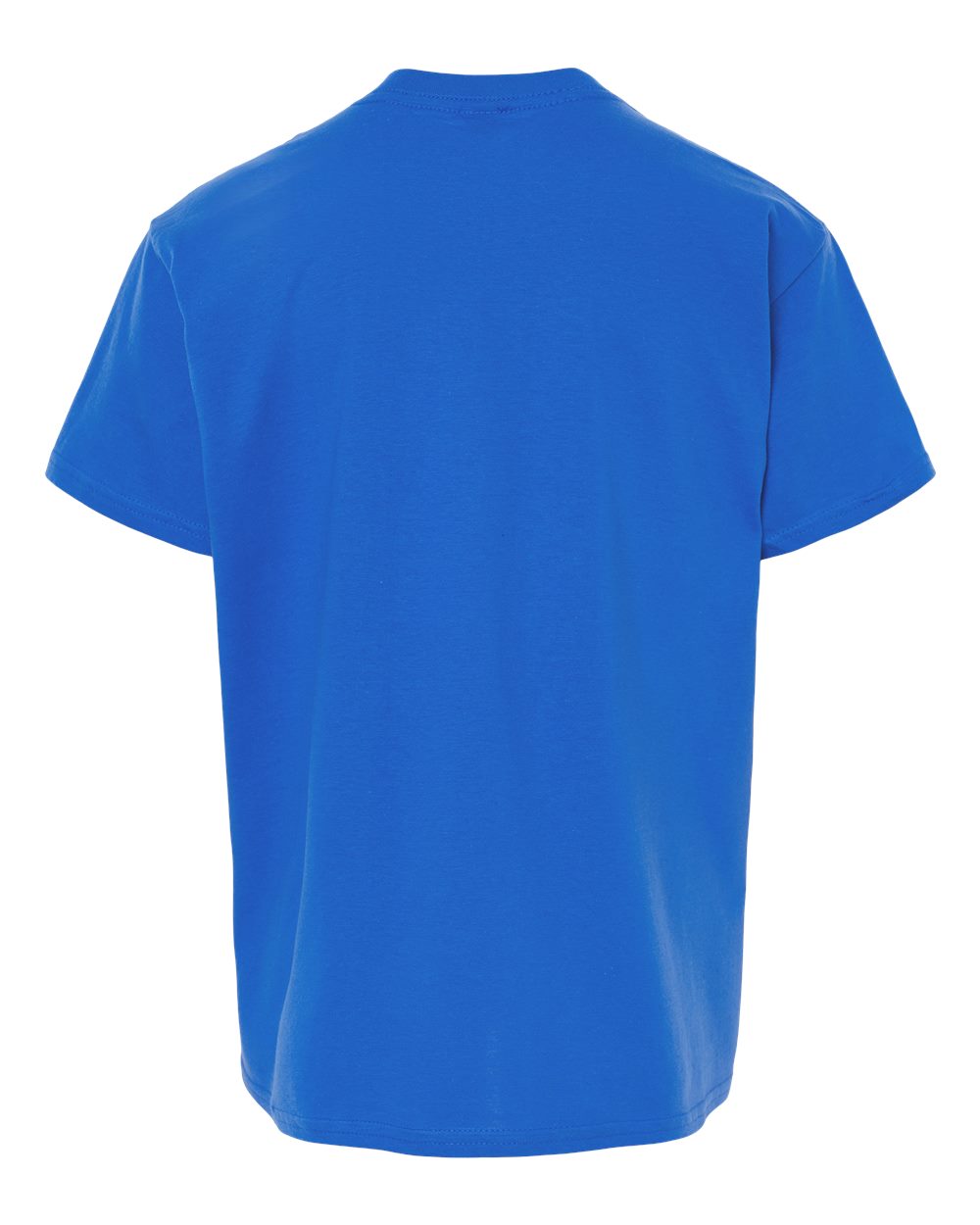 Gildan 64000B Youth Softstyle® T-Shirt - Royal - Back View