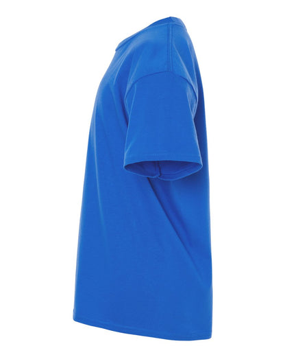 Gildan 64000B Youth Softstyle® T-Shirt - Royal - Direct Side
