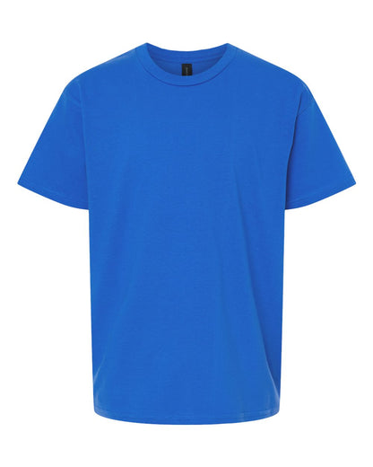 Gildan 64000B Youth Softstyle® T-Shirt - Royal - Front View