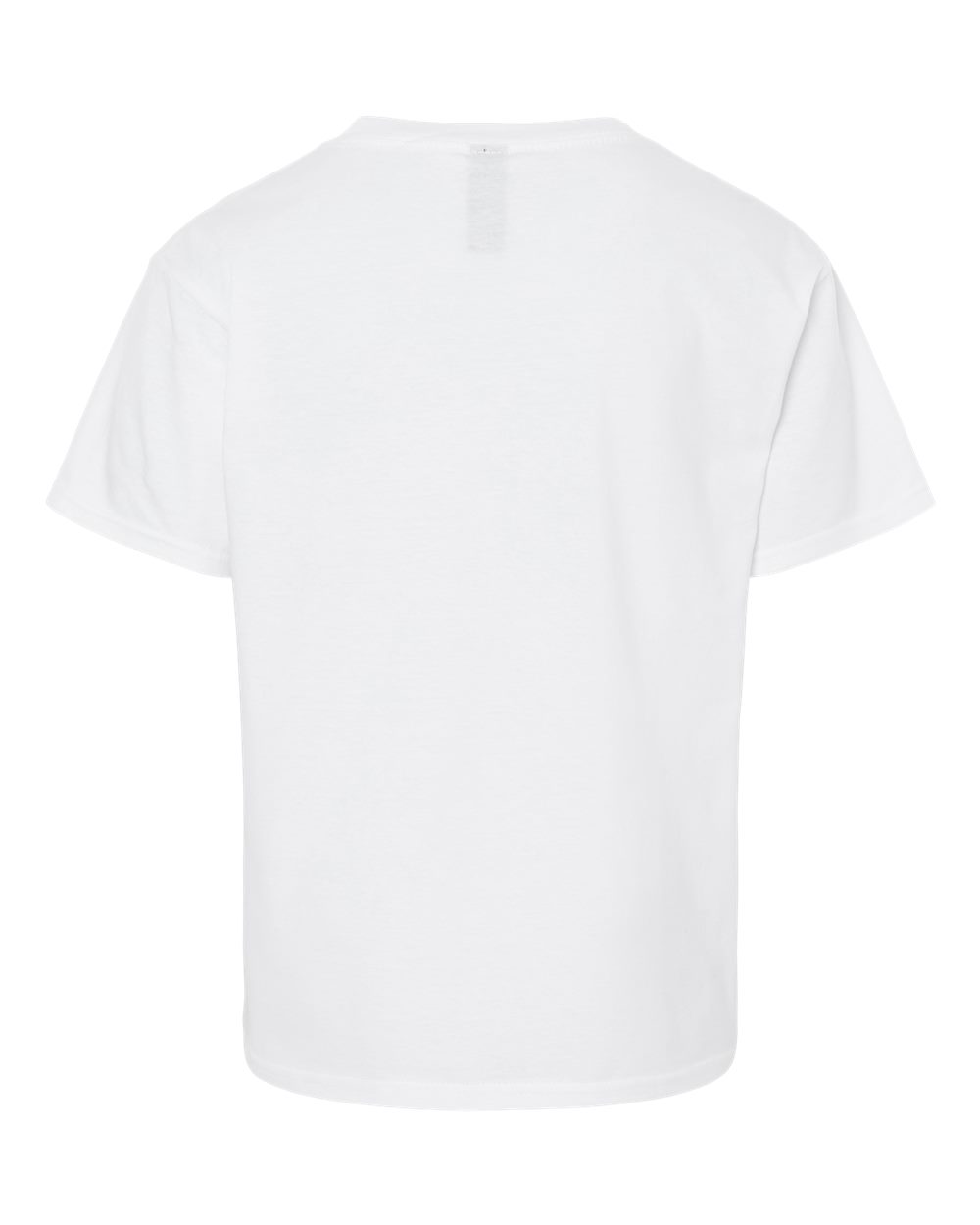 Gildan 64000B Youth Softstyle® T-Shirt - White - Back View