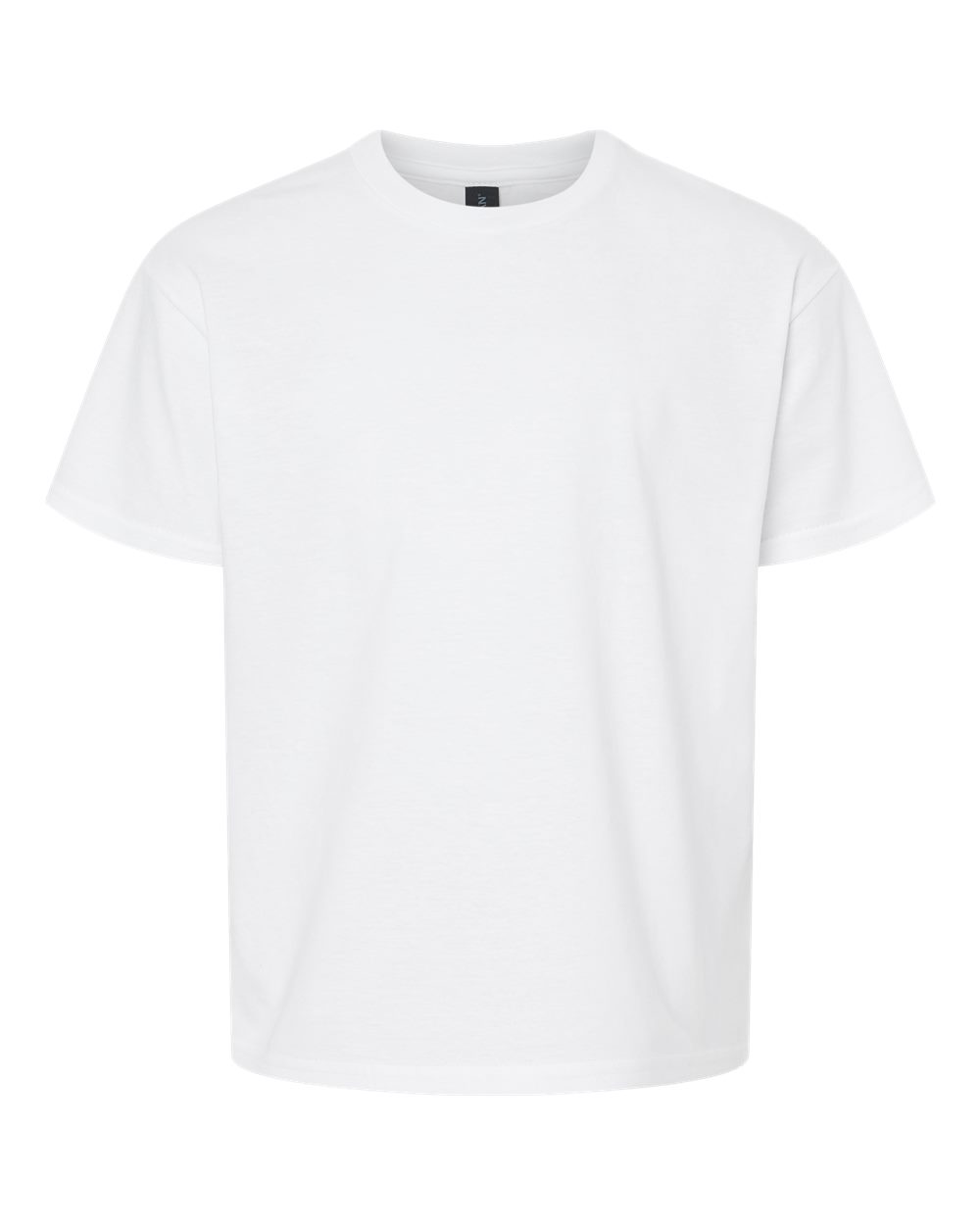 Gildan 64000B Youth Softstyle® T-Shirt - White - Front View
