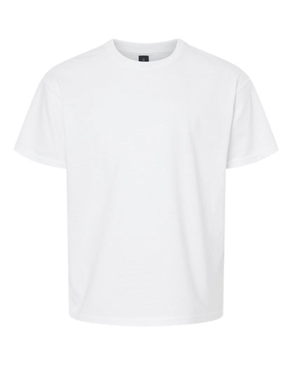 Gildan 64000B Youth Softstyle® T-Shirt - White - Front View