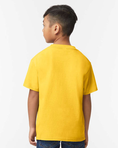 Gildan 65000B Youth Softstyle® Midweight T-Shirt - Daisy - On Model Back