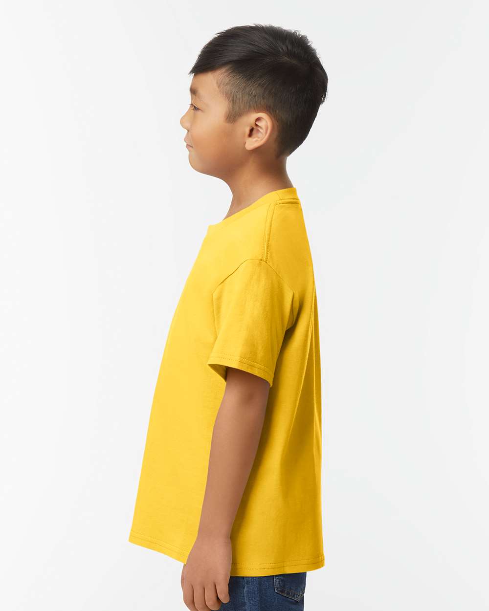 Gildan 65000B Youth Softstyle® Midweight T-Shirt - Daisy - On Model Side