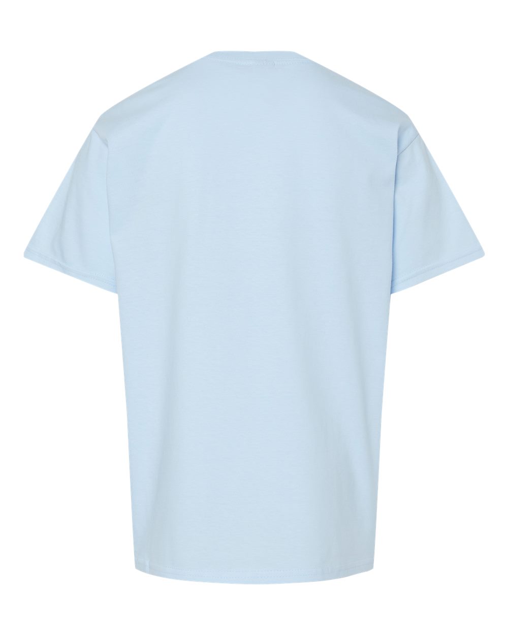 Gildan 65000B Youth Softstyle® Midweight T-Shirt - Light Blue - Back View